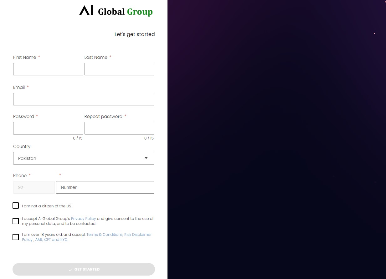 AI Global Group accessibility
